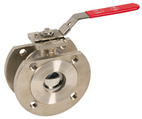 Kogelkraan RVS Wafer PN40