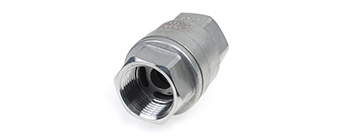 Check Valve 1/2" 316SS Veerbelast  BSP Recht