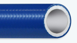 Heetwater / Stoom Voeding Slang 20 /6 Bar Blauw NBR
