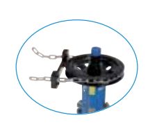 Kettingwiel tbv Meskantafsluiters