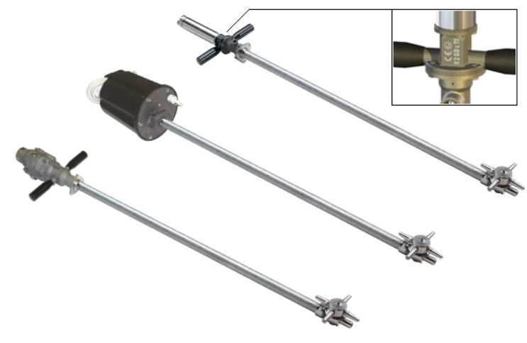 Tankreinigingskop MI85 360° RVS 140 Bar