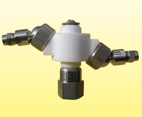 Roterende Sproeikop  GF Model Z PTFE/RVS 0-20 Bar