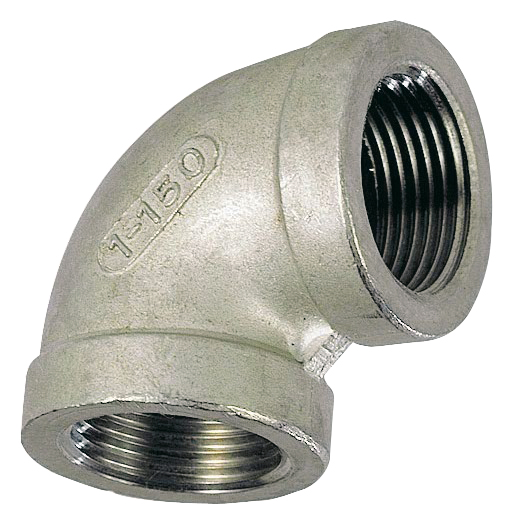 Knie bi-bi 90 No.90 1/8"Tot 4"  316 RVS