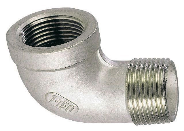 Knie bi-bu 90 No. 92  1/8"Tot 4"  316 RVS