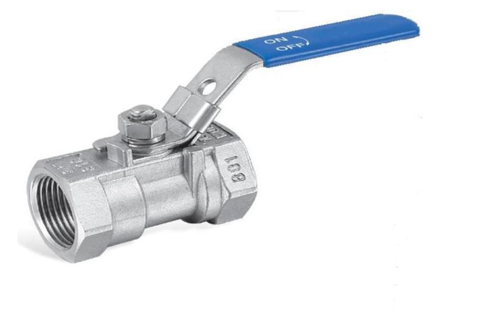 Kogelkraan 1-delig rond LD  1/4 tot 2" 316 RVS