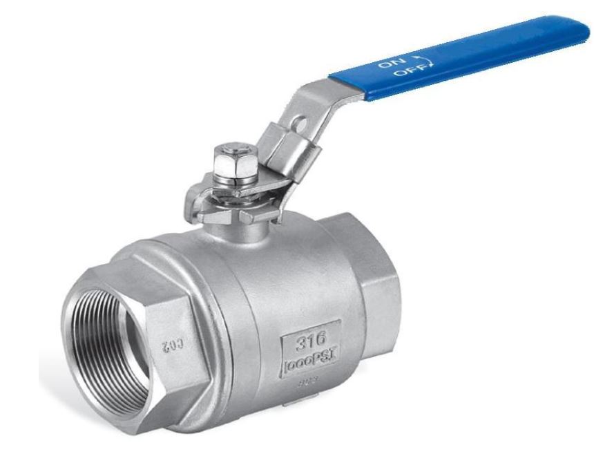 Kogelkraan 2-delig FB LD dr/dr   1/2 tot 4"   316 RVS