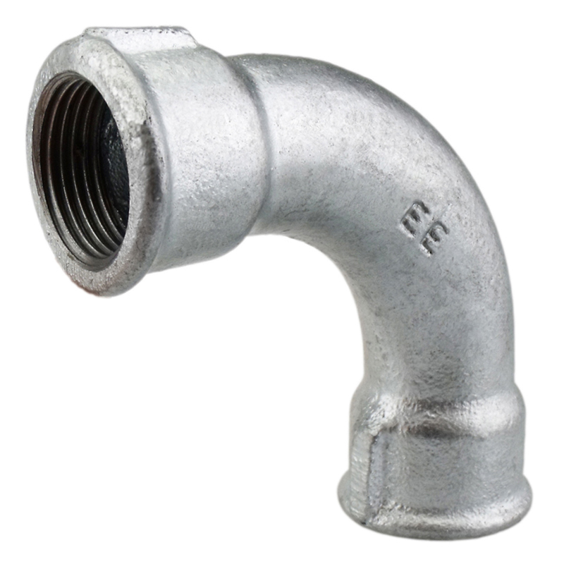 Bocht  Kort 90G No. 2  1/4 "tot 2"  Verzinkt