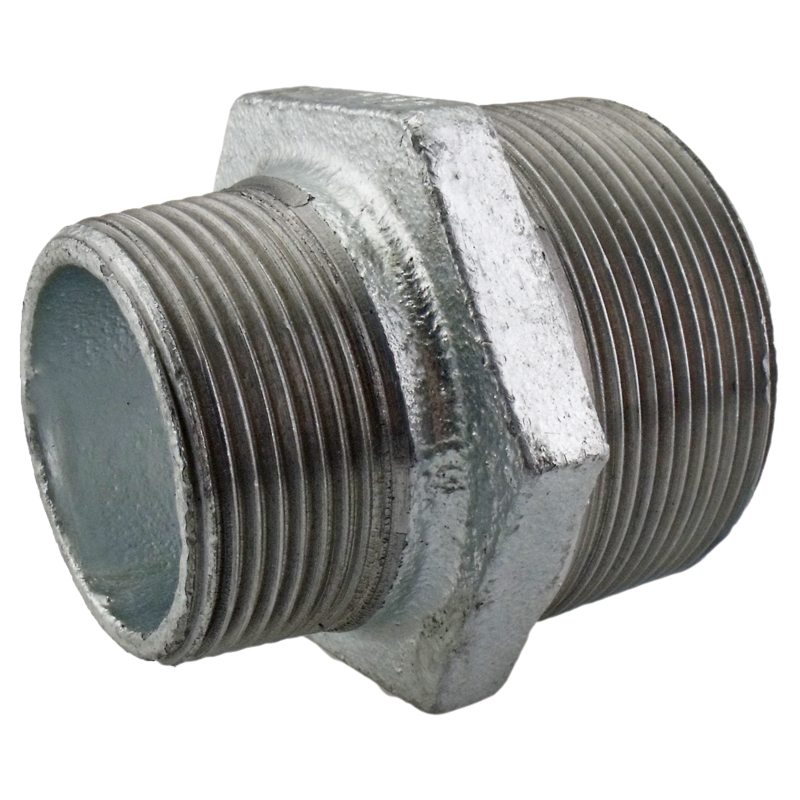 Verloop Nippel No. 241  3/8 "tot  3"  Verzinkt