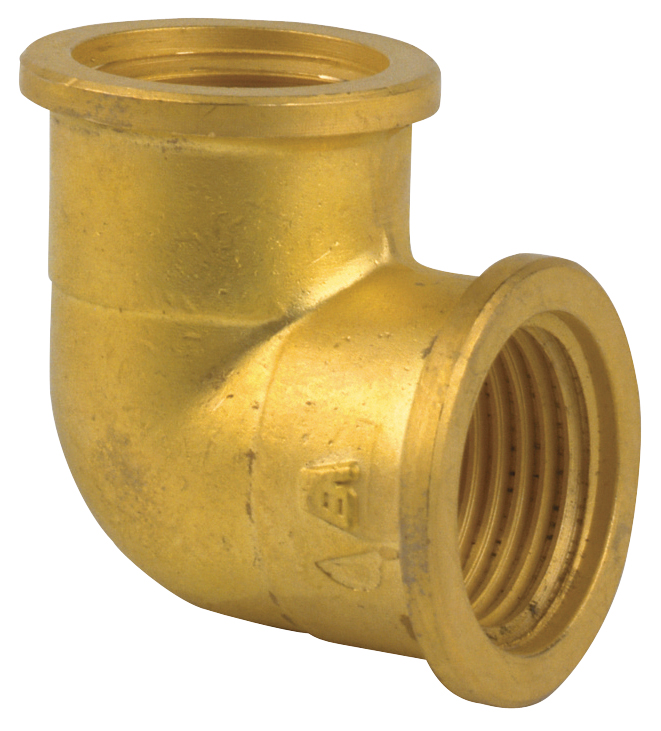 Knie 90G No. 90 1/4 "tot 3"  Messing