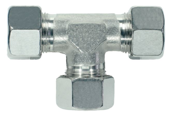 T Stuk  RVS  Snijring 500 Bar Tot 250 Bar