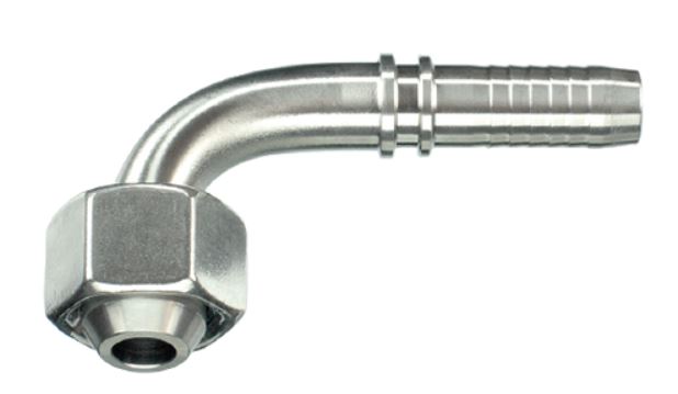 Pers Adapter  90°  Voor Slang Montages Binnendraad RVS