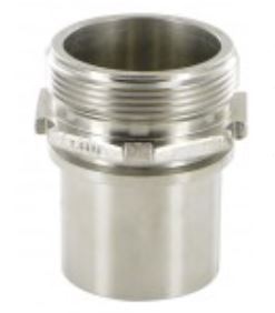 Slang Pilaar Voor Klemschaal of Persen Bu Draad  RVS