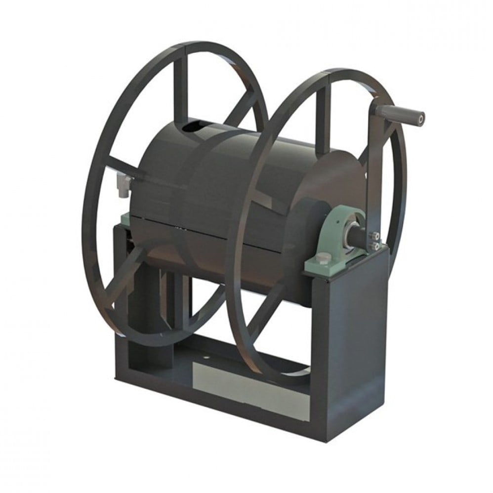 Slanghaspel OAVM 8001 Staal Gecoat Manueel Max 40 mtr 1"