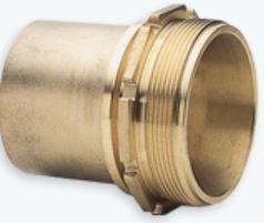 [2713 WEB] TW Slangpilaar Buitendraad  Messing