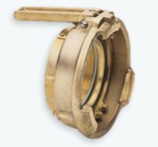 [2717 WEB] TW Aansluitstuk Met Handle Messing