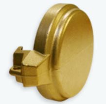 [2718 WEB] TW Afsluitkap Messing