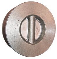 [3085 WEB] Terugslagklep DN50 / DN600 Wafer Dubbele Plaat  PN16 FKM RVS