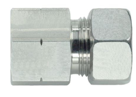 [87024 WEB] Rechte Opschroef RVS  Snijring 500 Bar Tot 250 Bar