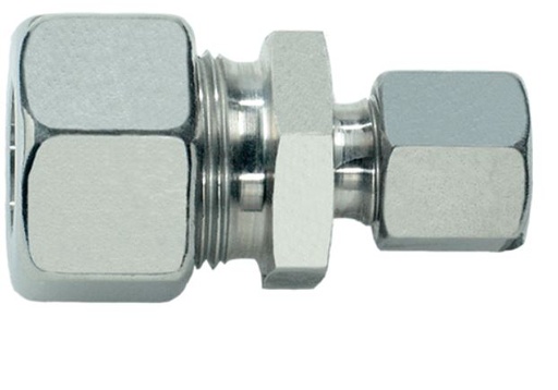 [87026 WEB] Rechte Verbinder Verlopend RVS  Snijring 500 Bar Tot 250 Bar