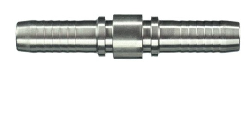 [8730019 WEB] Pers Adapter  Slangverbinder Voor Slang Montages  RVS