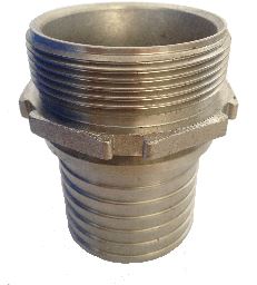 [20571 WEB] Slang Pilaar Rib Voor Klemschaal of Persen Bu Draad  RVS